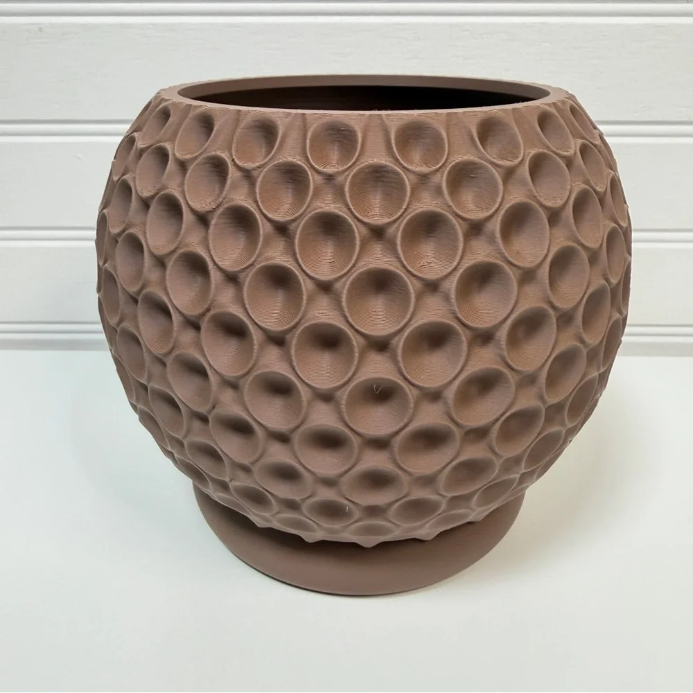 Playful Modern Planter, Bubble Planter Pot, Bubble Texture, Indoor Flower Pot